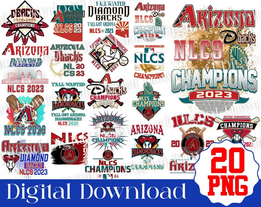 20+ Arizona NLCS 2023 Champions PNG
