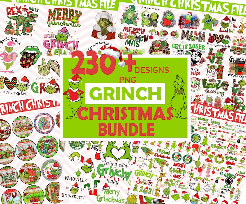 230+ Files The Grinch Png Bundle