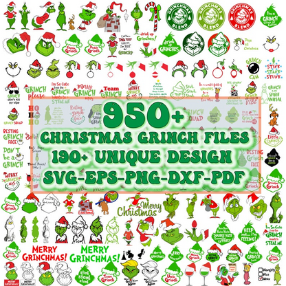 950+ Files The Grinch Bundle