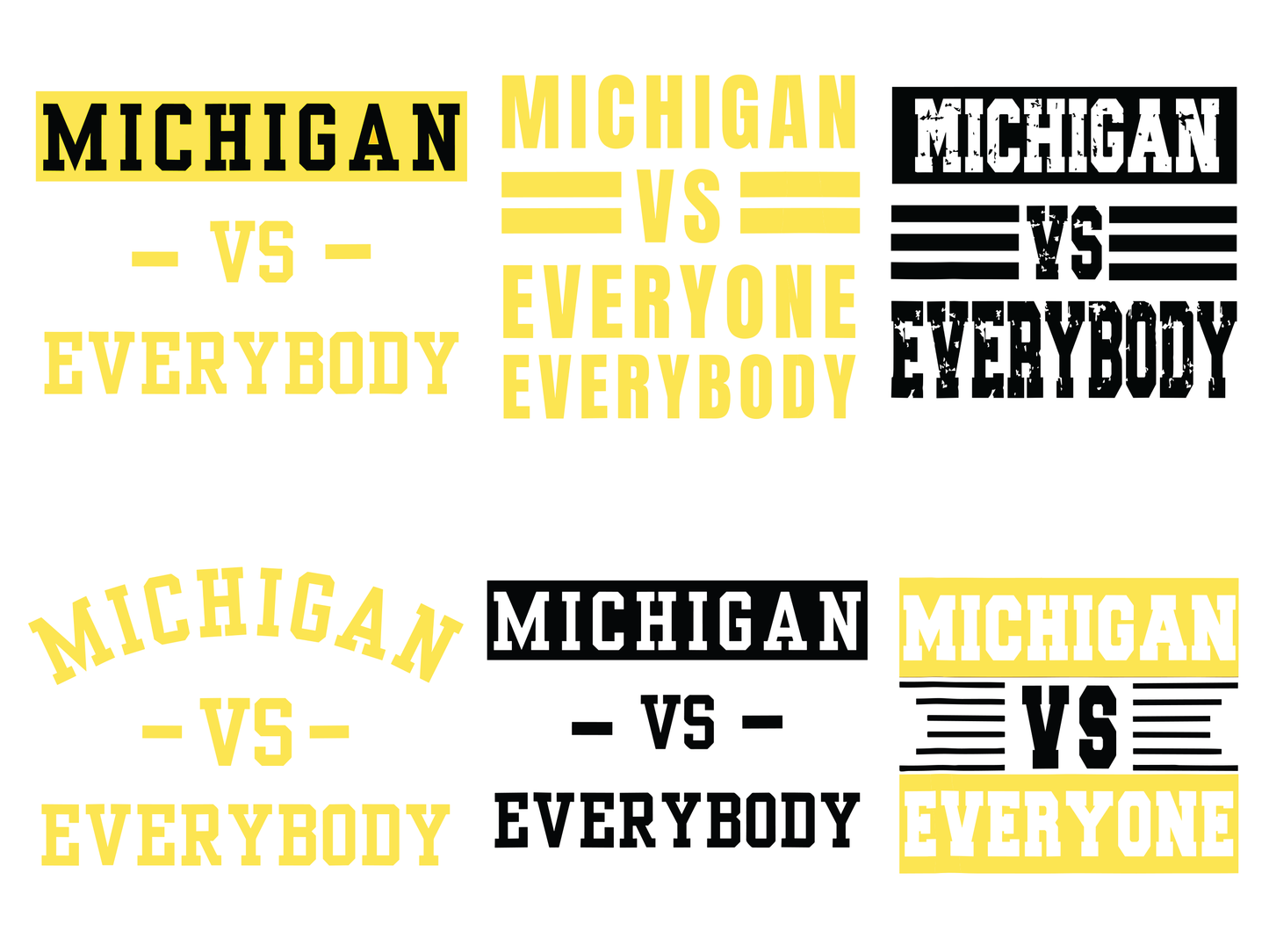 Michigan vs everyone png