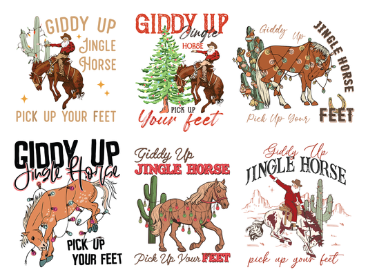 Giddy Up Jingle Horse Png