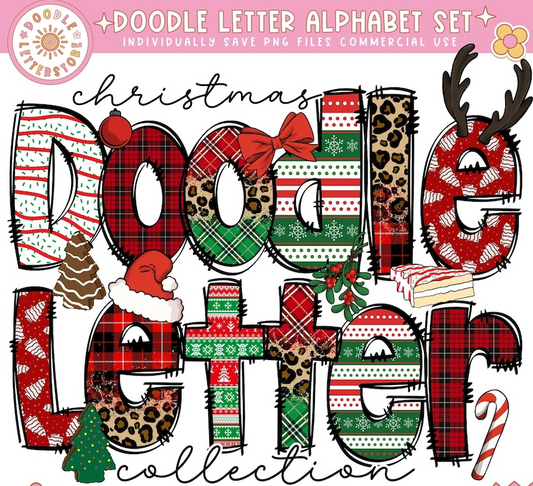 Christmas Clip Art +  Letters and Numbers