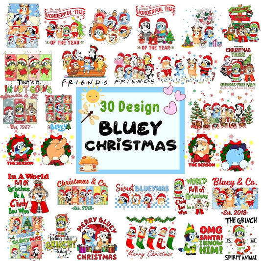 30 Christmas Bluey Bundle