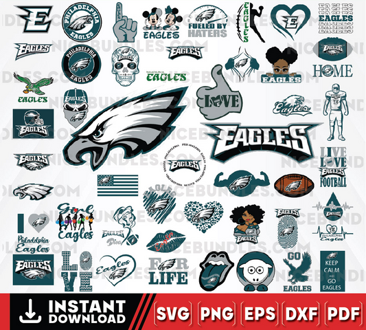 50 Files Philadelphia Eagles Team Bundle