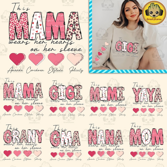 Valentine Mama Sublimation Png