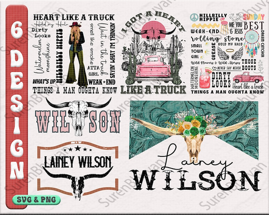 Lainey Wilson Heart Like A Truck Png