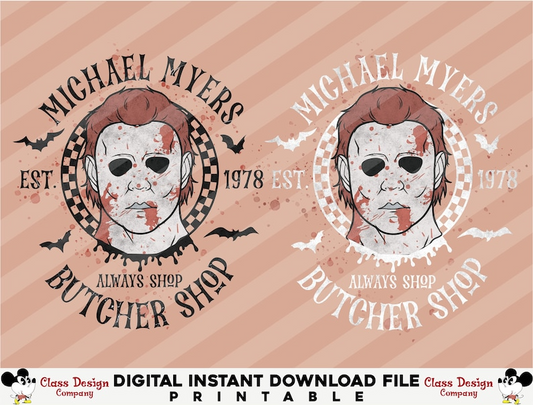 Michael Myers Sublimation PNG