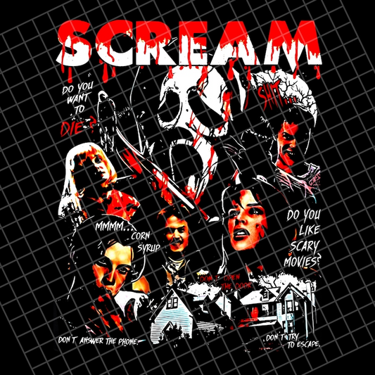 Scream Ghostface Horror Halloween PNG