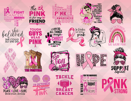 21+ Breast Cancer PNG Bundle