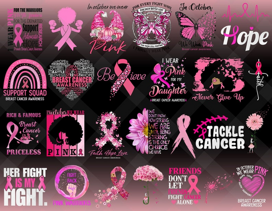 27+ Breast Cancer PNG Bundle
