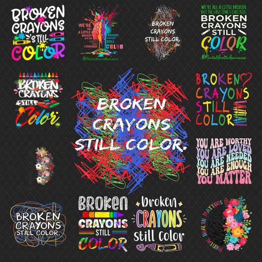 Broken Crayons Still Color Mental Health Awareness