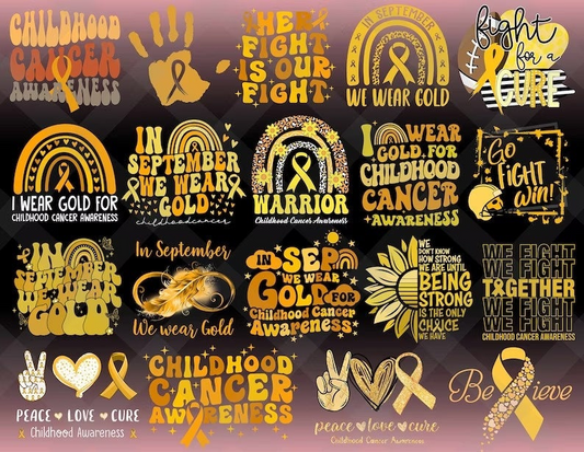 20+ Designs Childhood Cancer Png