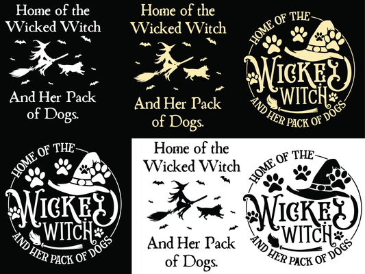Home Of The Wicked Witch And Her Pack Of Dogs Png