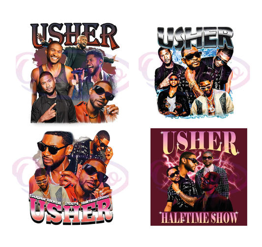 Usher 2000S Super Bowl 2024 Png