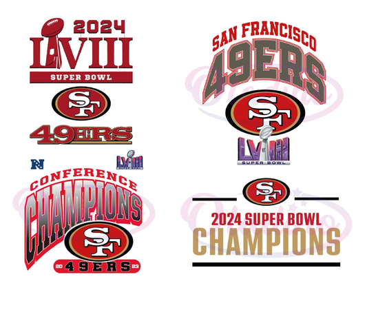 49ers Superbowl Champs 2024 png