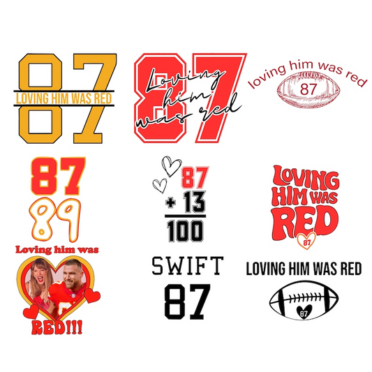 Loving Him Was Red Kelce Swift PNG
